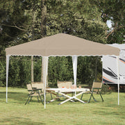 Partytent 288x288x245 cm crème Oxford stof