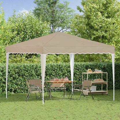 Pop-up Feesttent Crème 288 x 288 x 245 cm Oxford Stof