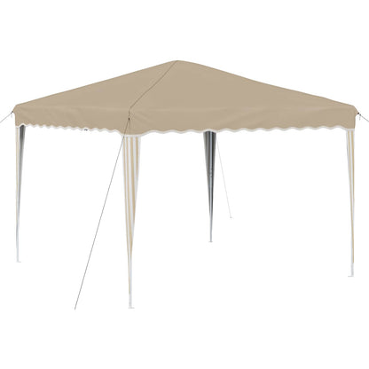 Pop-up Feesttent Crème 288 x 288 x 245 cm Oxford Stof