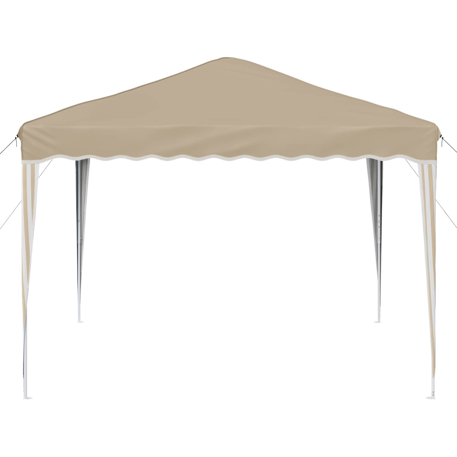 Pop-up Feesttent Crème 288 x 288 x 245 cm Oxford Stof