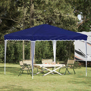 Partytent blauw 288x288x245 cm Oxford stof