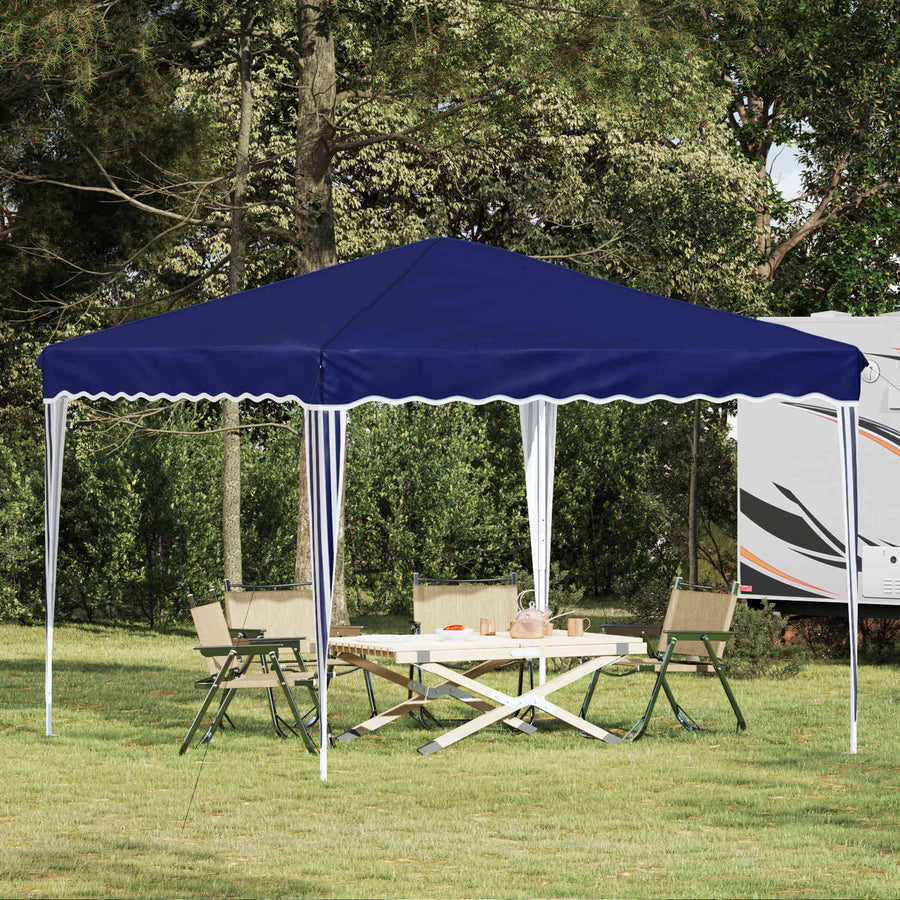Pop-up Feesttent Blauw 288 x 288 x 245 cm Oxford Stof
