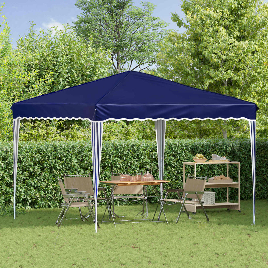 Pop-up Feesttent Blauw 288 x 288 x 245 cm Oxford Stof