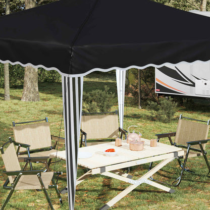 Pop-up Feesttent Antraciet 288 x 288 x 245 cm Oxford Stof