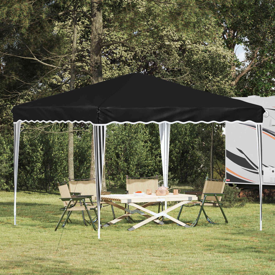 Pop-up Feesttent Antraciet 288 x 288 x 245 cm Oxford Stof