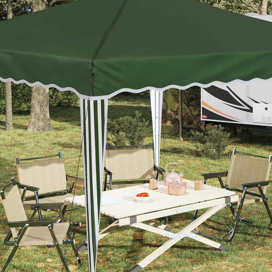 Pop-up Feesttent Groen 288 x 288 x 245 cm Oxford Stof