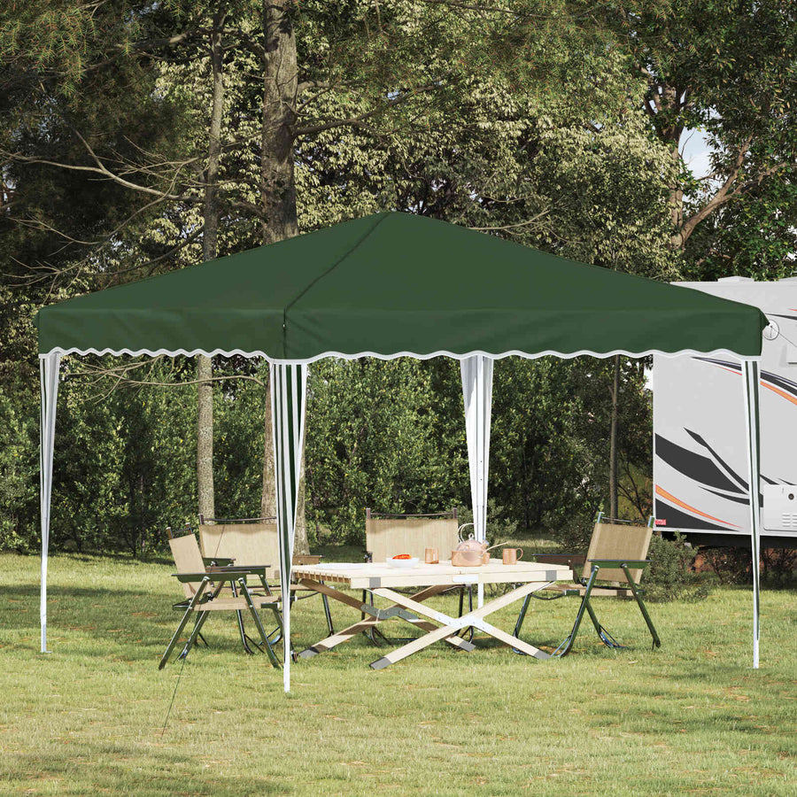 Pop-up Feesttent Groen 288 x 288 x 245 cm Oxford Stof