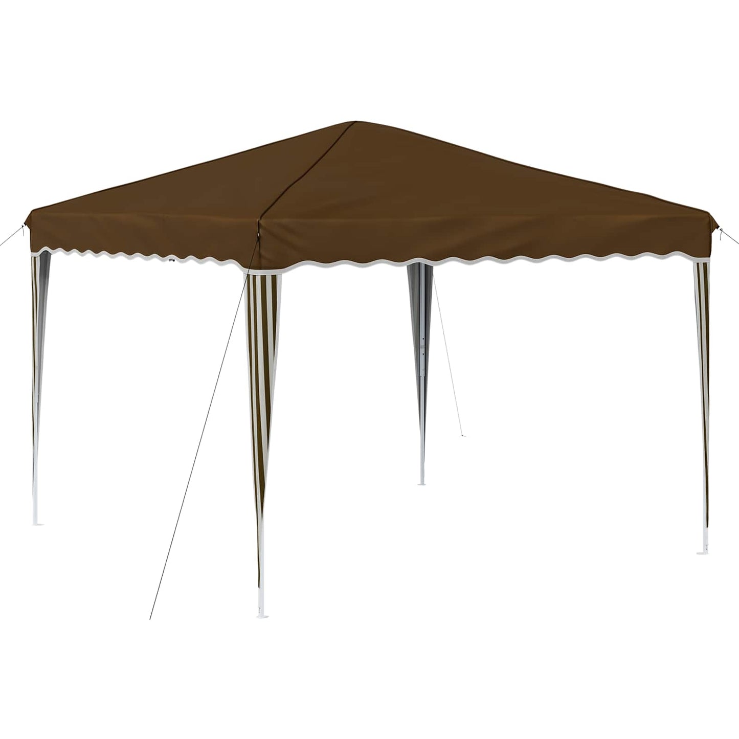 Pop-up Feesttent Taupe 288 x 288 x 245 cm Oxford Stof
