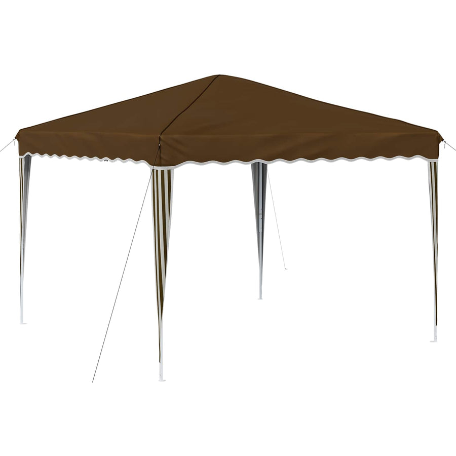 Pop-up Feesttent Taupe 288 x 288 x 245 cm Oxford Stof