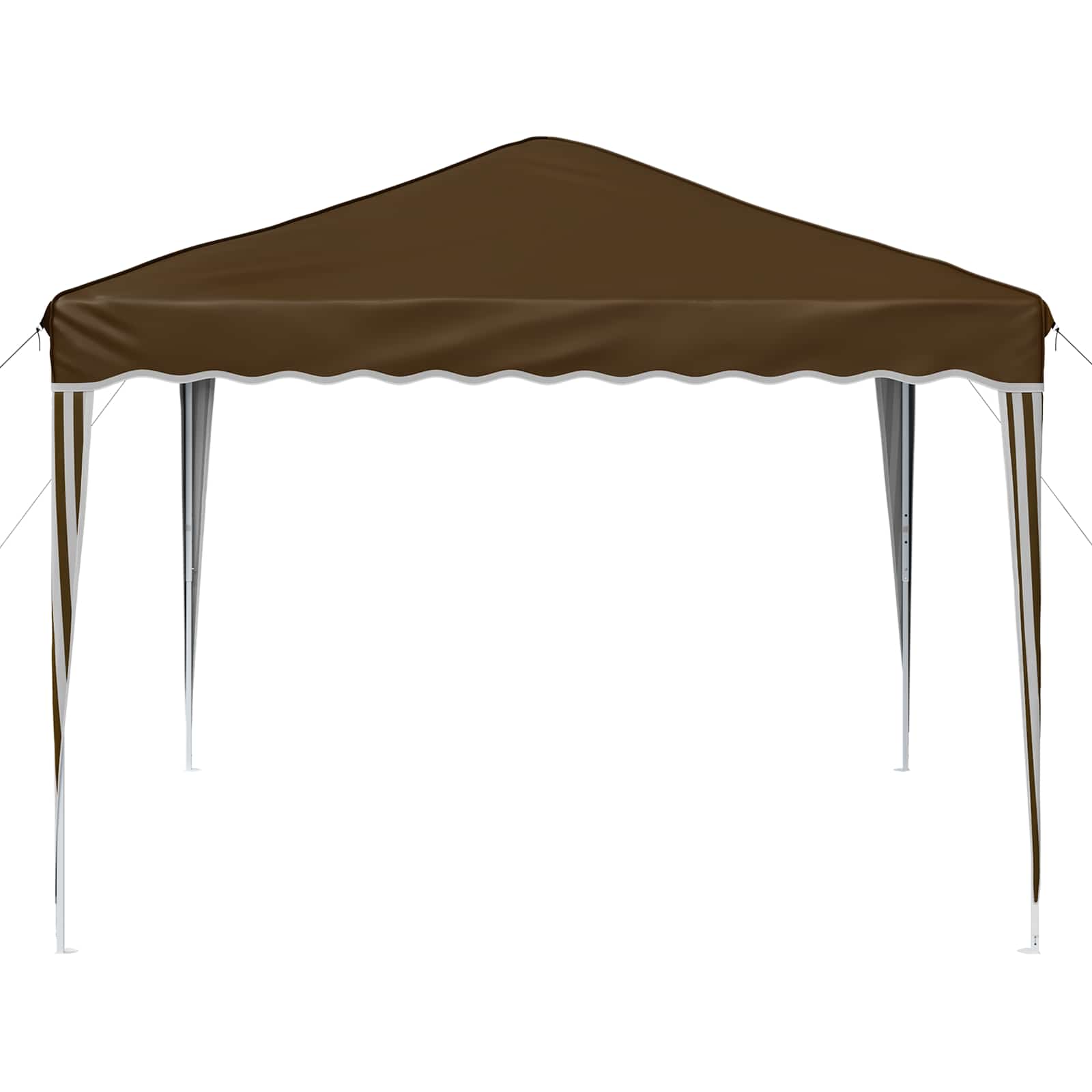 Pop-up Feesttent Taupe 288 x 288 x 245 cm Oxford Stof