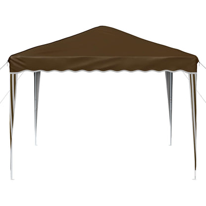 Pop-up Feesttent Taupe 288 x 288 x 245 cm Oxford Stof