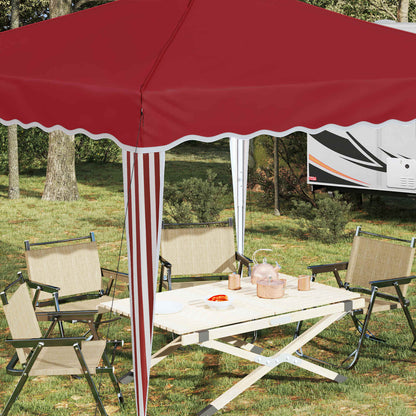 Pop-up Feesttent Bordeauxrood 288 x 288 x 245 cm Oxford Stof