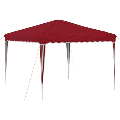 Pop-up Feesttent Bordeauxrood 288 x 288 x 245 cm Oxford Stof