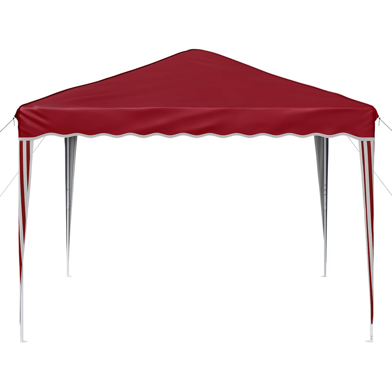 Pop-up Feesttent Bordeauxrood 288 x 288 x 245 cm Oxford Stof