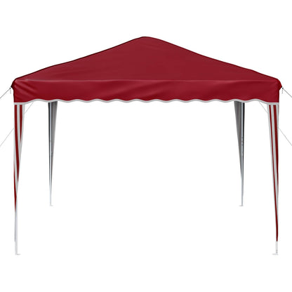 Pop-up Feesttent Bordeauxrood 288 x 288 x 245 cm Oxford Stof