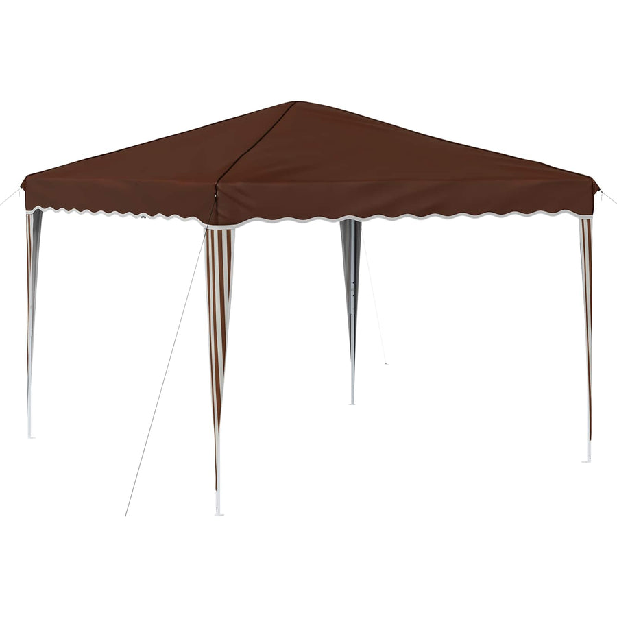 Pop-up Feesttent Bruin 288 x 288 x 245 cm Oxford Stof