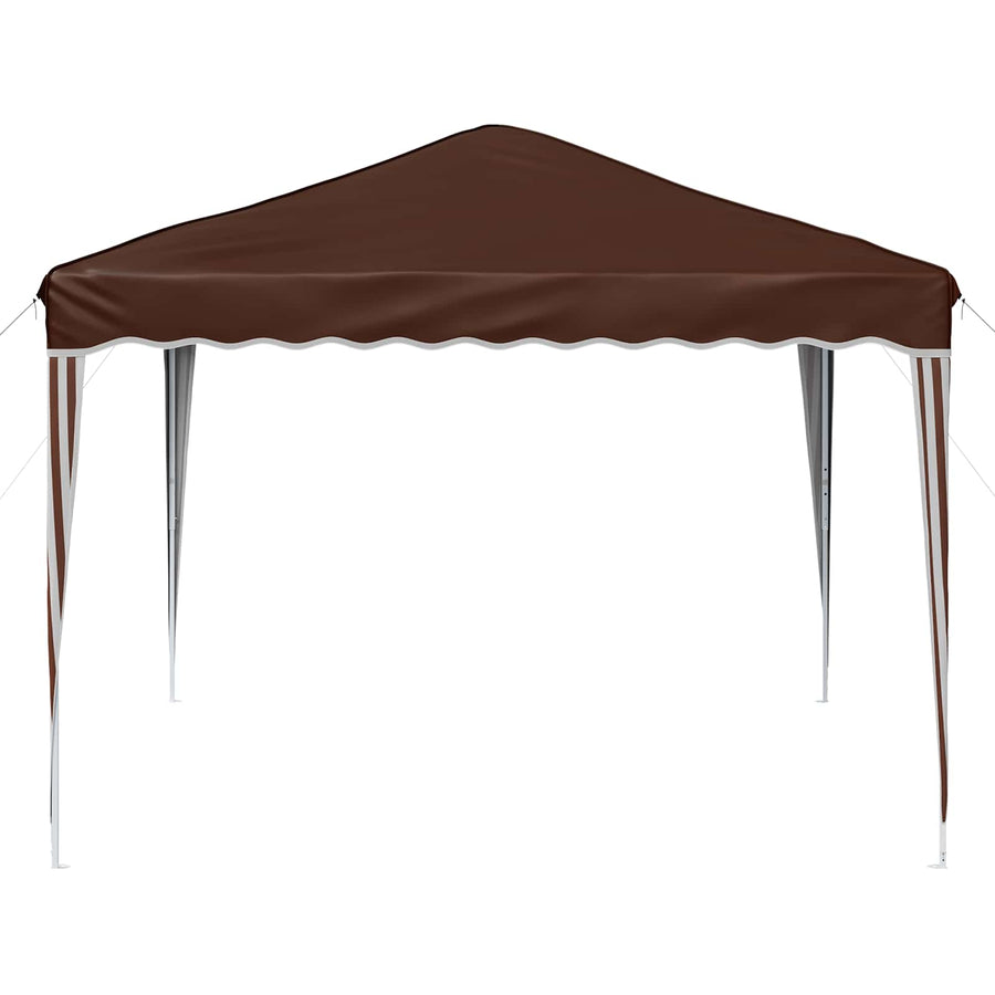 Pop-up Feesttent Bruin 288 x 288 x 245 cm Oxford Stof