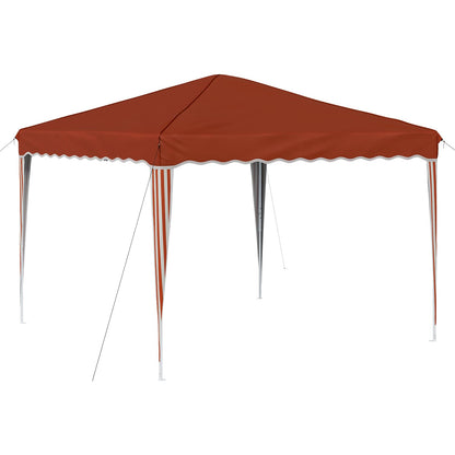 Pop-up Feesttent Terracotta 288 x 288 x 245 cm Oxford Stof