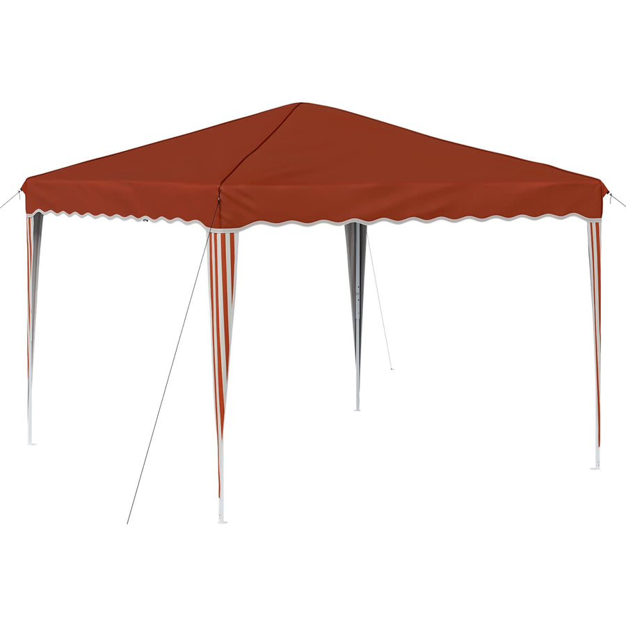 Pop-up Feesttent Terracotta 288 x 288 x 245 cm Oxford Stof