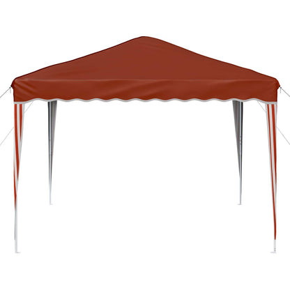 Pop-up Feesttent Terracotta 288 x 288 x 245 cm Oxford Stof