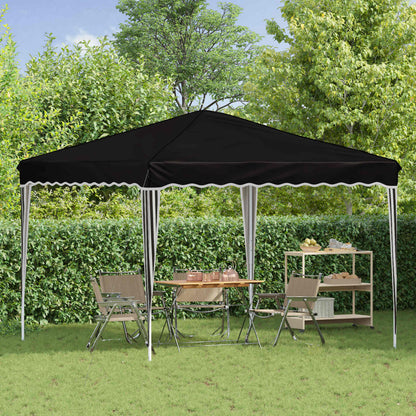 Pop-up Feesttent Zwart 288 x 288 x 245 cm Oxford Stof