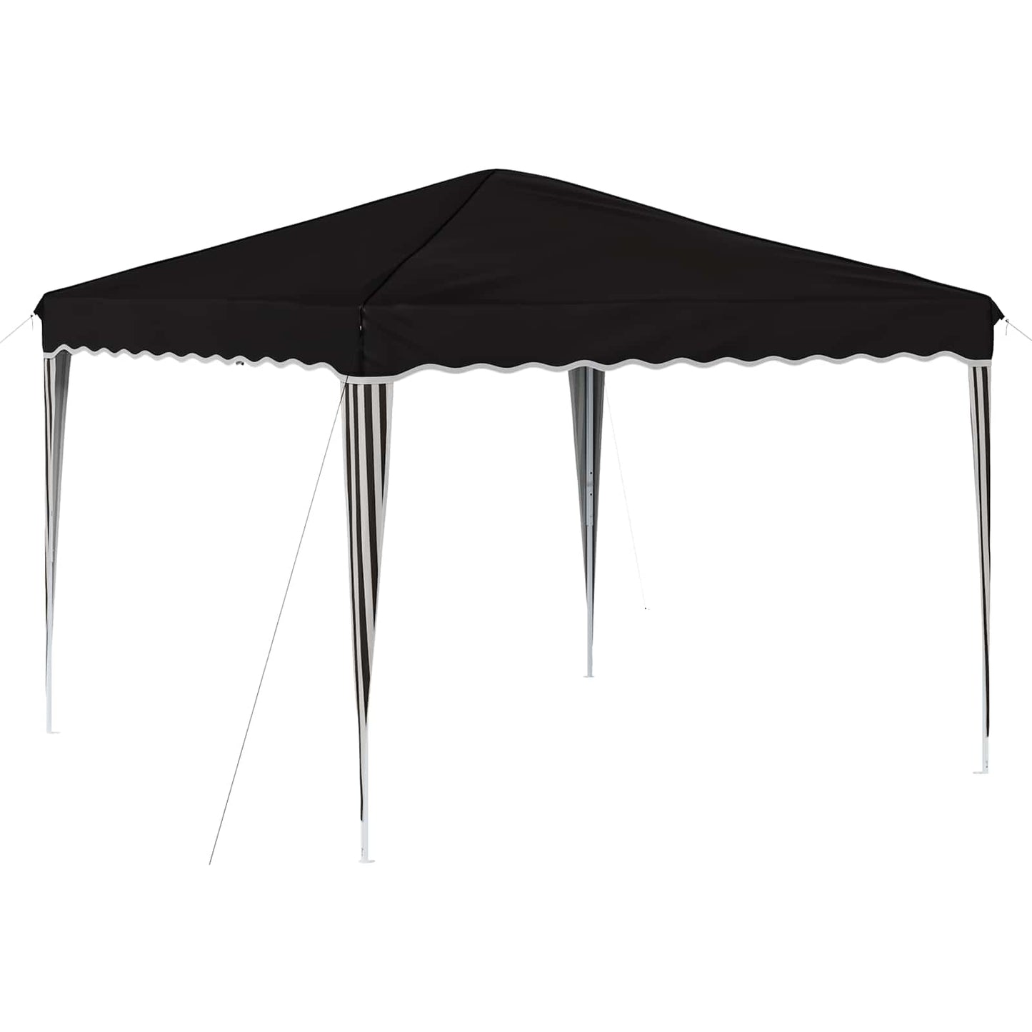 Pop-up Feesttent Zwart 288 x 288 x 245 cm Oxford Stof