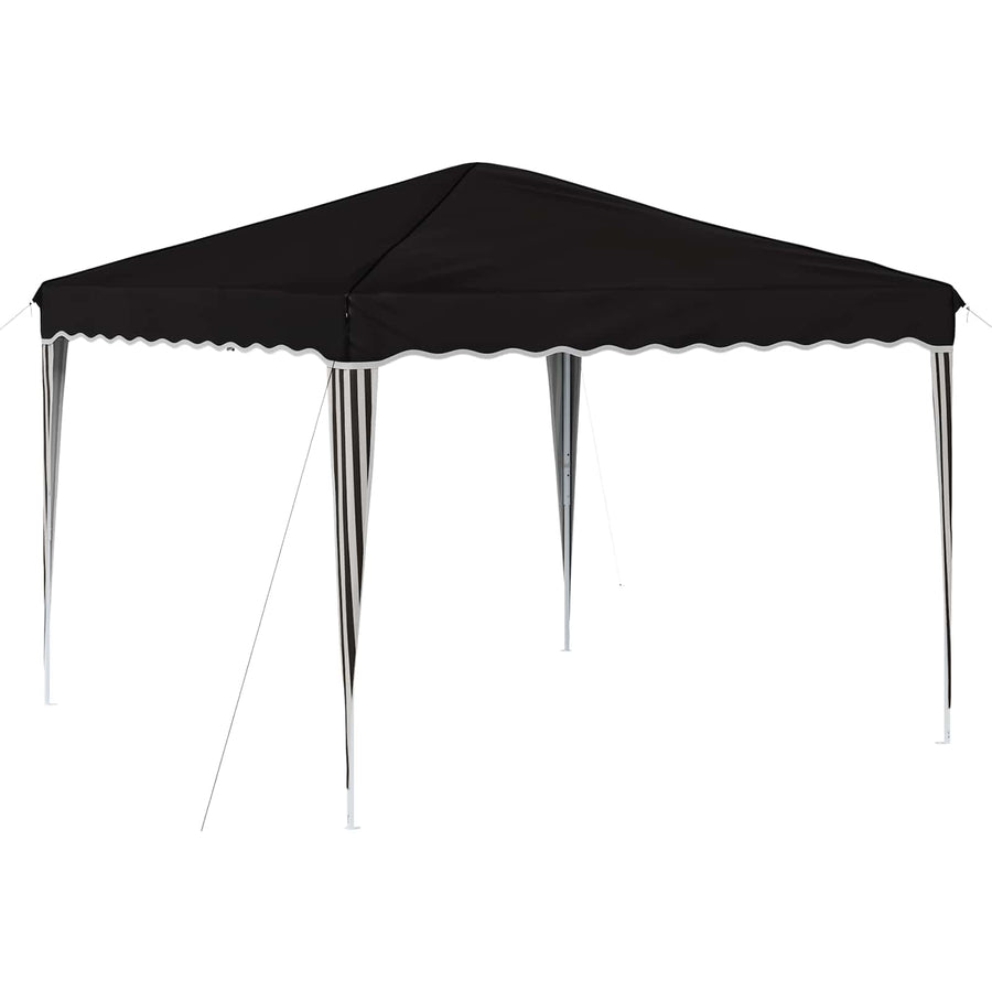 Pop-up Feesttent Zwart 288 x 288 x 245 cm Oxford Stof