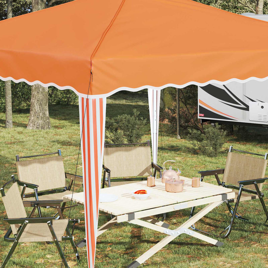 Pop-up Feesttent Oranje 288 x 288 x 245 cm Oxford Stof