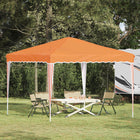 Pop-up Party Tent Orange 288 x 288 x 245 cm Oxford Fabric