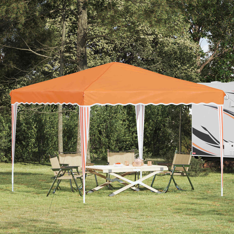 Pop-up Feesttent Oranje 288 x 288 x 245 cm Oxford Stof