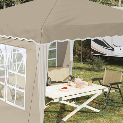 Pop-up Feesttent Crème 288 x 288 x 245 cm Oxford Stof