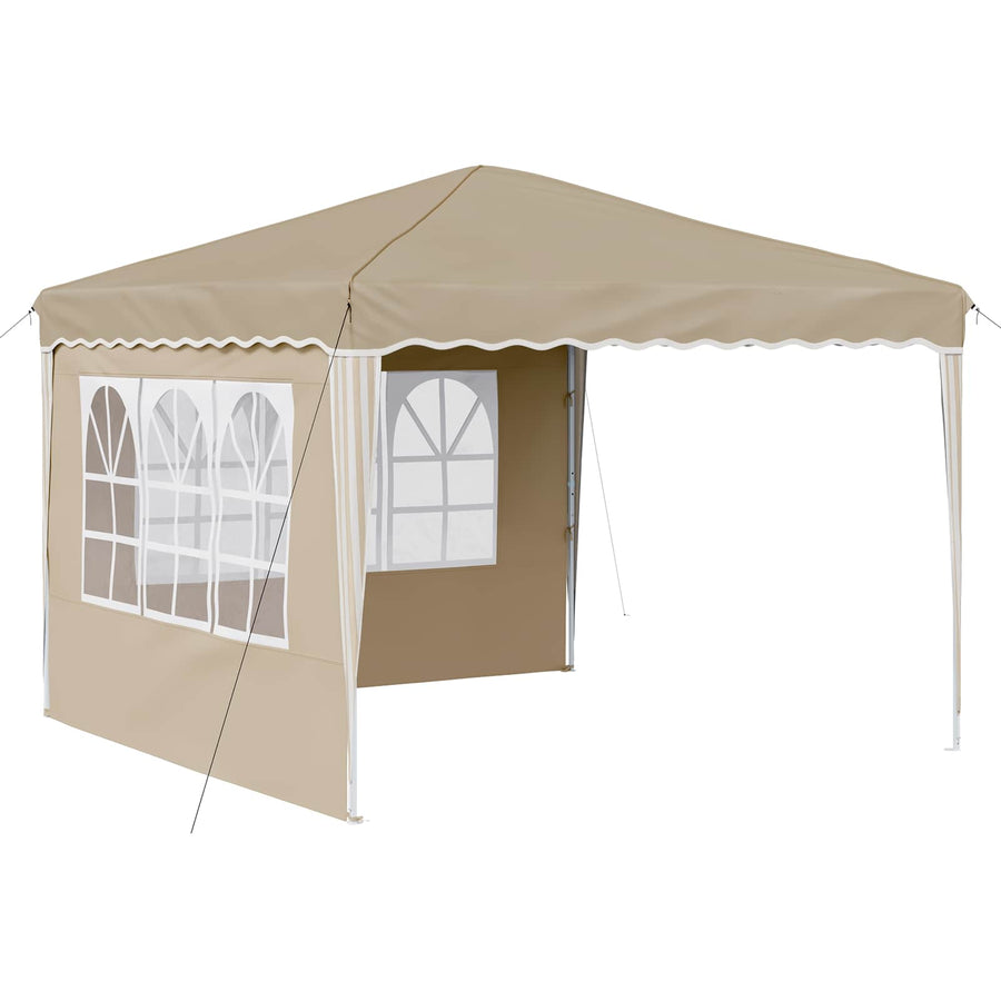 Pop-up Feesttent Crème 288 x 288 x 245 cm Oxford Stof