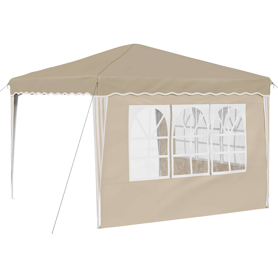 Pop-up Feesttent Crème 288 x 288 x 245 cm Oxford Stof