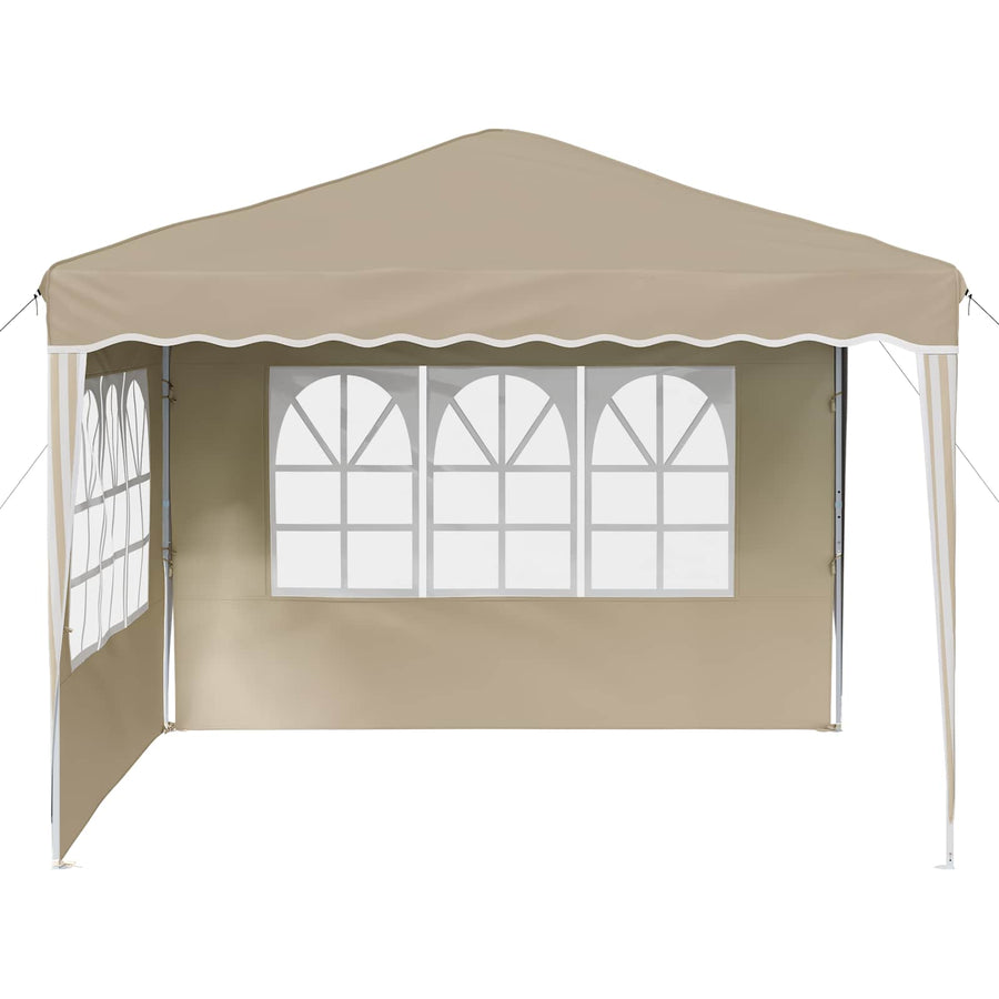 Pop-up Feesttent Crème 288 x 288 x 245 cm Oxford Stof