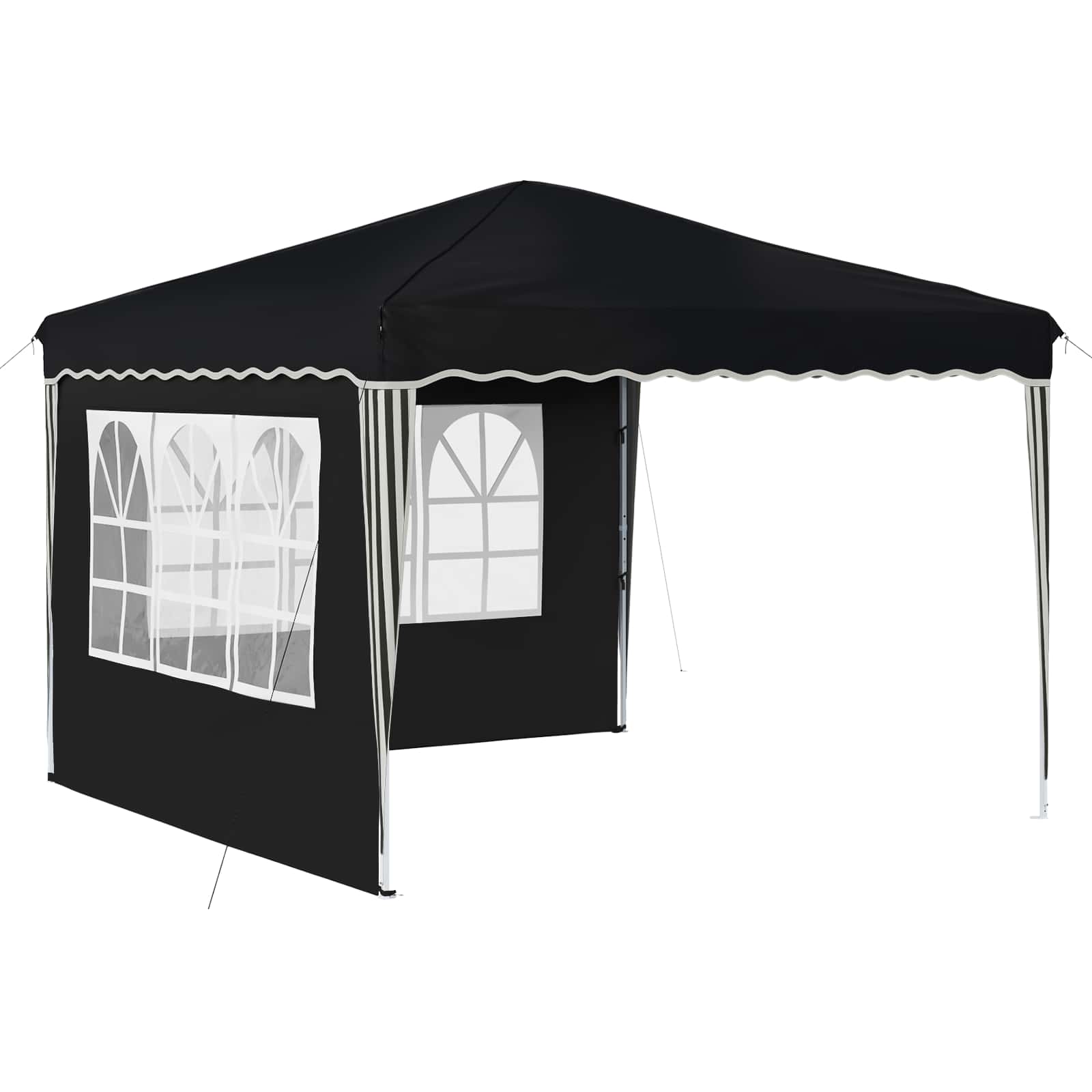 Pop-up Feesttent Antraciet 288 x 288 x 245 cm Oxford Stof