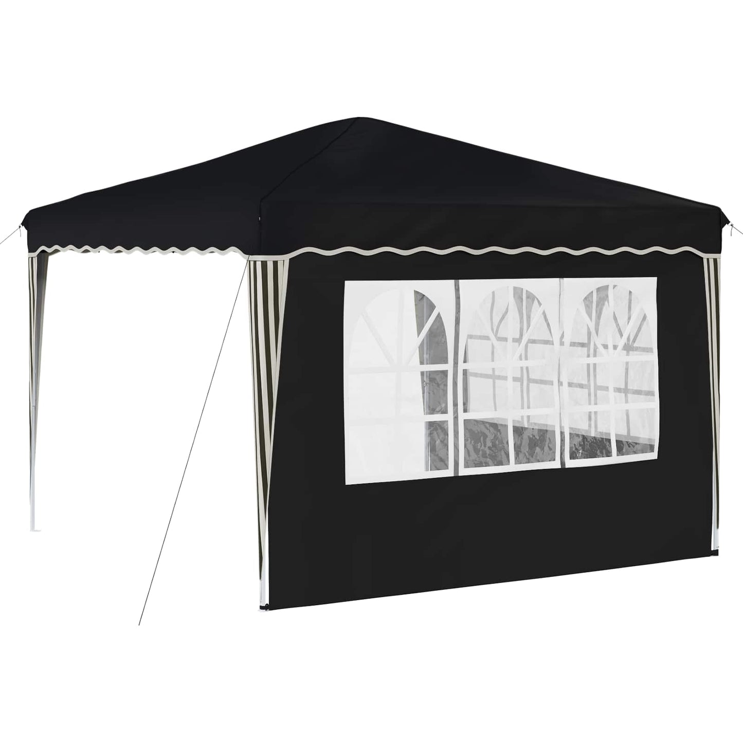 Pop-up Feesttent Antraciet 288 x 288 x 245 cm Oxford Stof