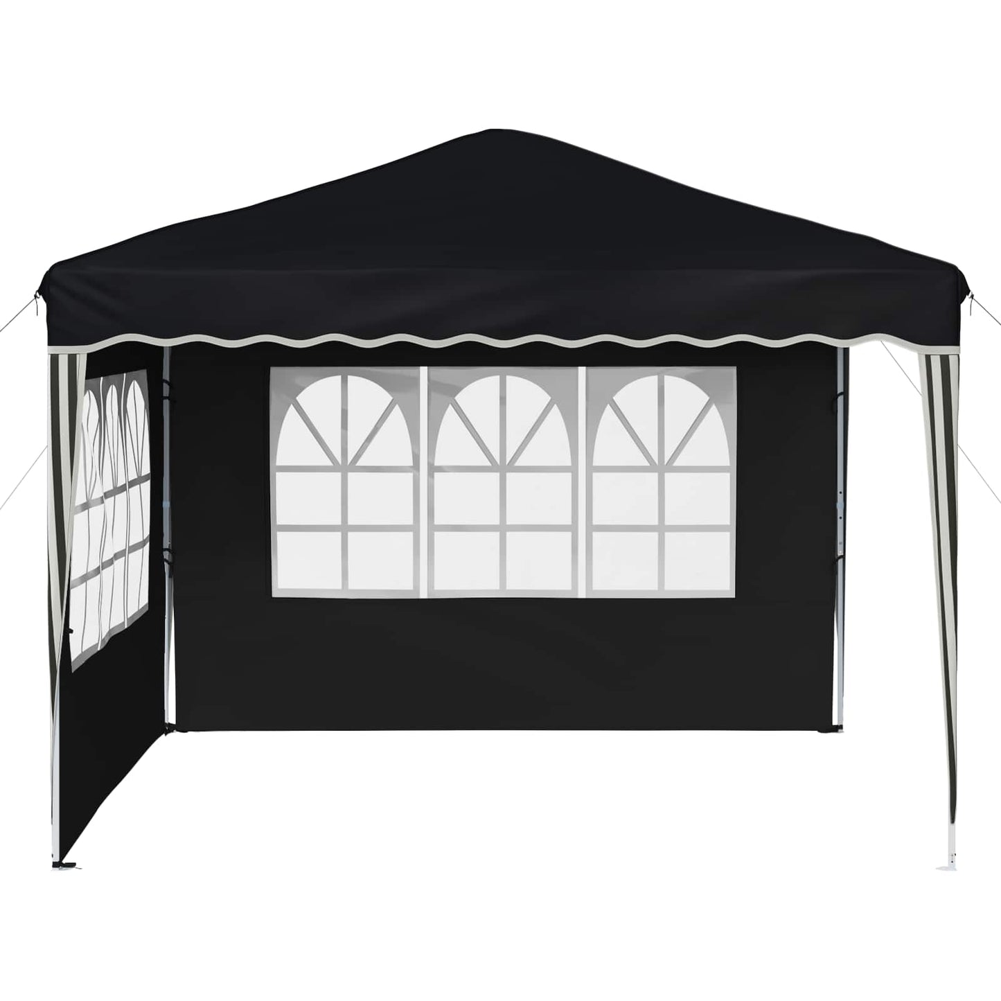 Pop-up Feesttent Antraciet 288 x 288 x 245 cm Oxford Stof