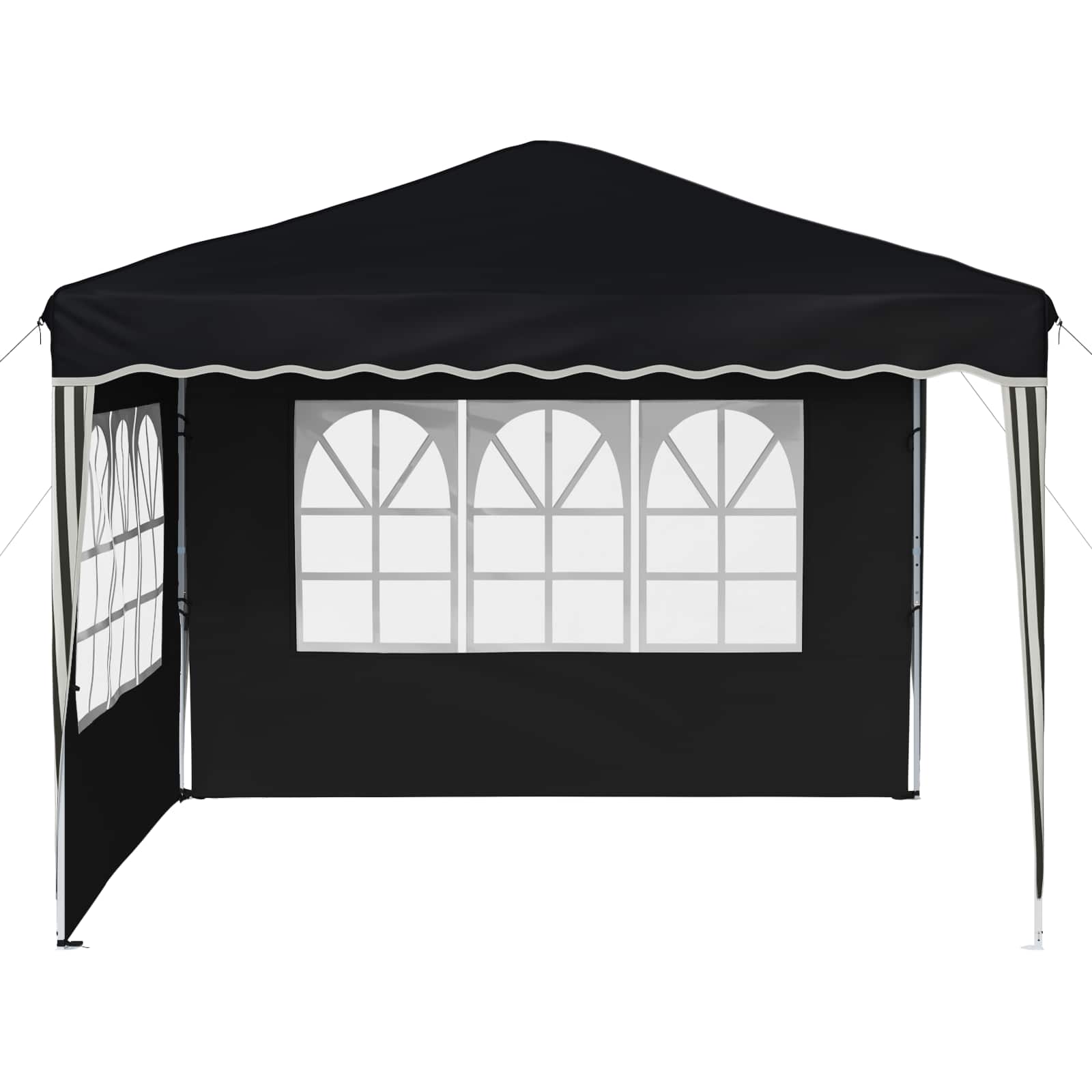 Pop-up Feesttent Antraciet 288 x 288 x 245 cm Oxford Stof