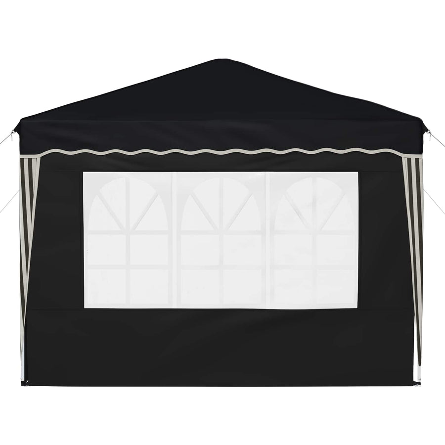 Pop-up Feesttent Antraciet 288 x 288 x 245 cm Oxford Stof