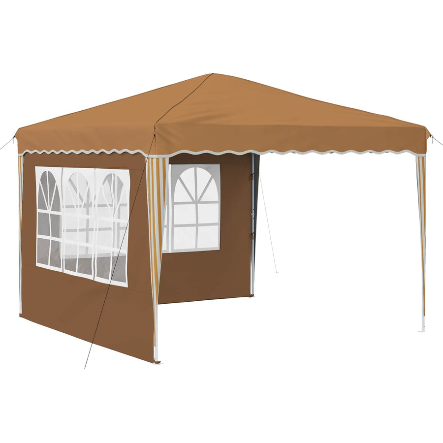 Pop-up Feesttent Beige 288 x 288 x 245 cm Oxford Stof