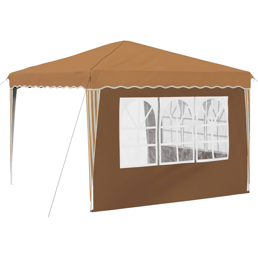 Pop-up Feesttent Beige 288 x 288 x 245 cm Oxford Stof