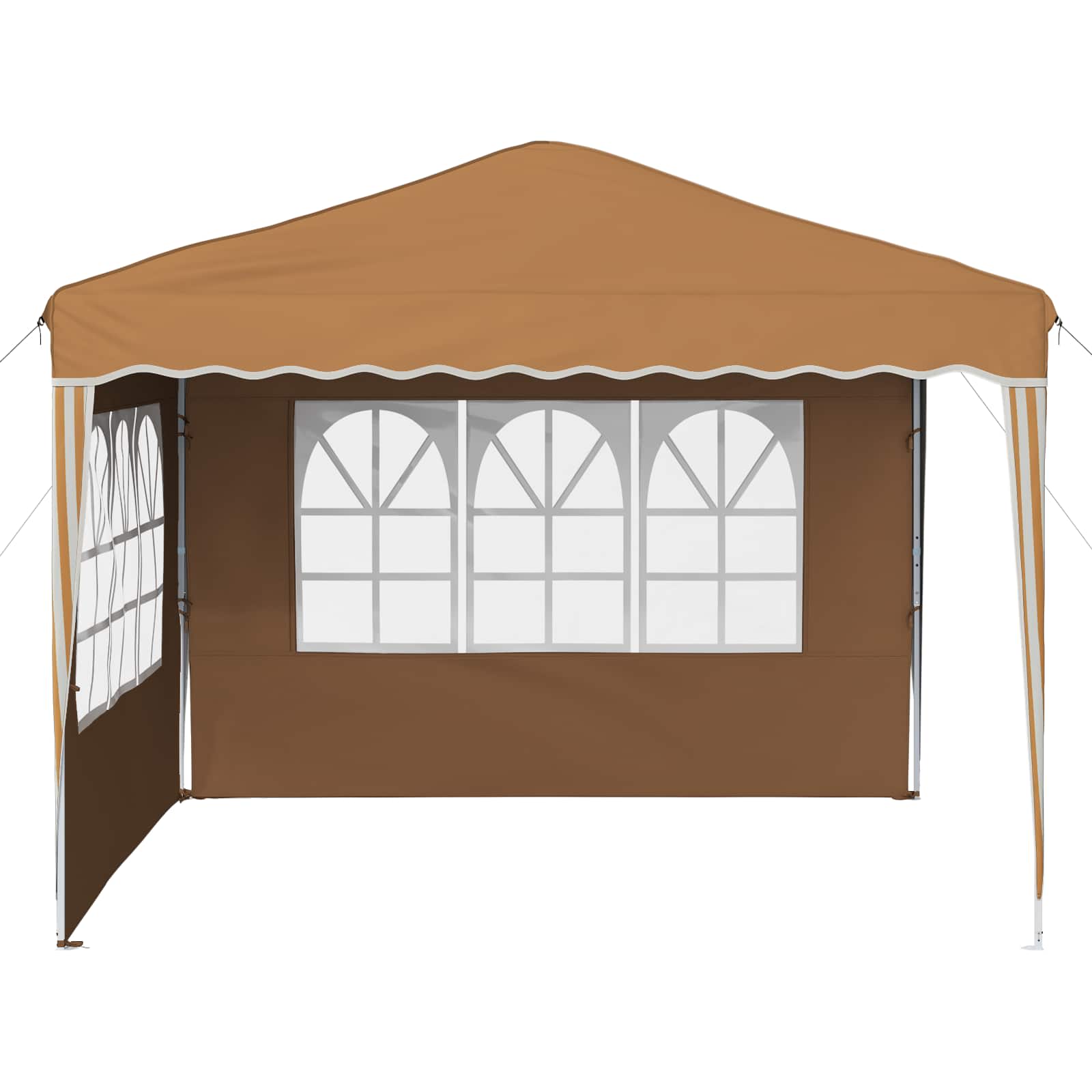 Pop-up Feesttent Beige 288 x 288 x 245 cm Oxford Stof