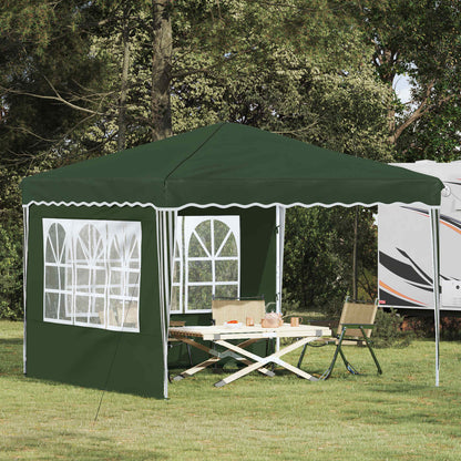 Pop-up Feesttent Groen 288 x 288 x 245 cm Oxford Stof
