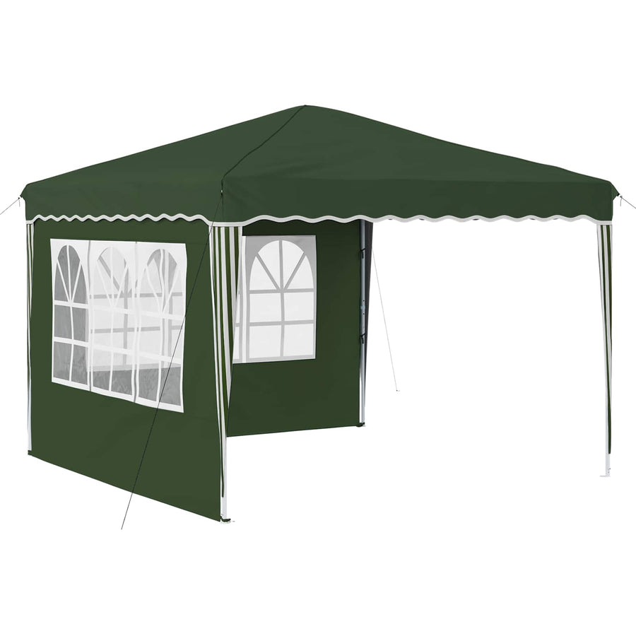 Pop-up Feesttent Groen 288 x 288 x 245 cm Oxford Stof