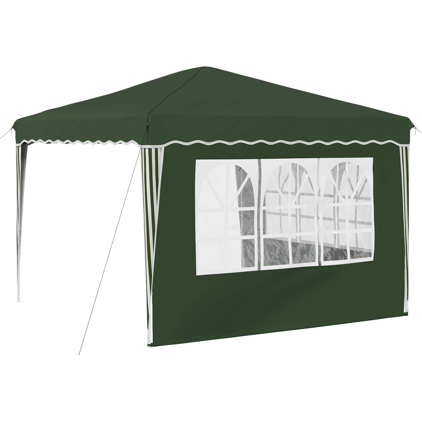 Pop-up Feesttent Groen 288 x 288 x 245 cm Oxford Stof