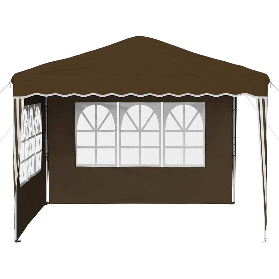 Pop-up Feesttent Taupe 288 x 288 x 245 cm Oxford Stof