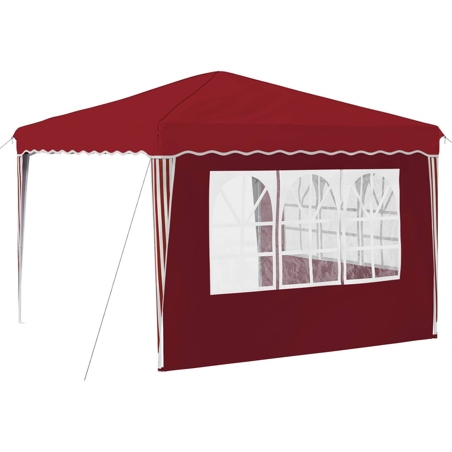 Pop-up Feesttent Bordeauxrood 288 x 288 x 245 cm Oxford Stof
