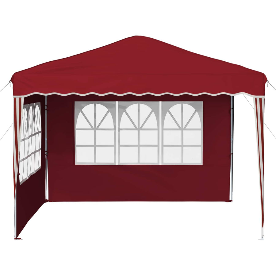 Pop-up Feesttent Bordeauxrood 288 x 288 x 245 cm Oxford Stof