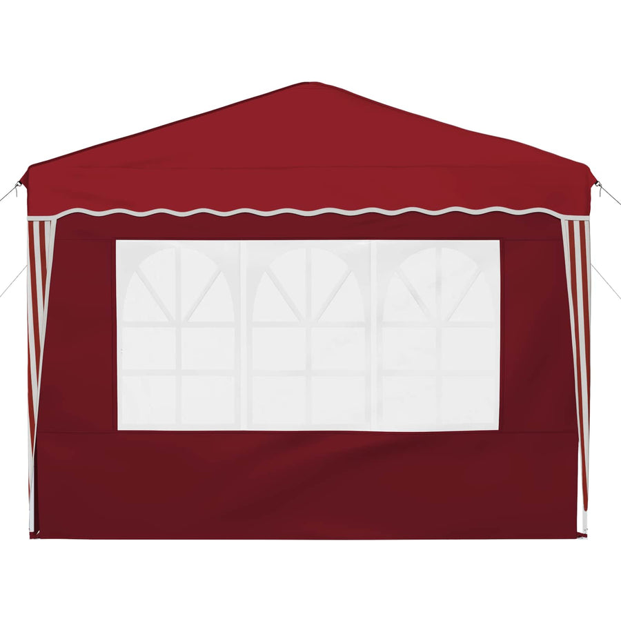 Pop-up Feesttent Bordeauxrood 288 x 288 x 245 cm Oxford Stof