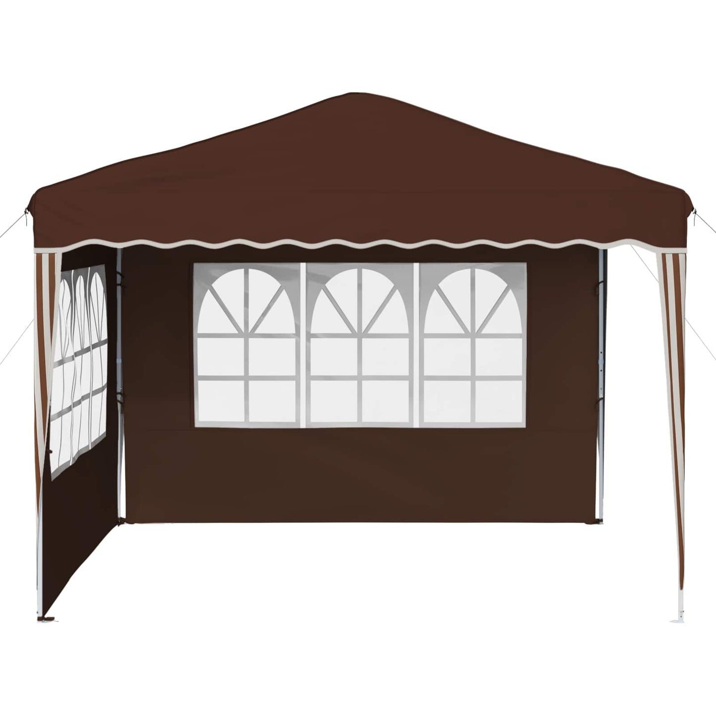 Pop-up Feesttent Bruin 288 x 288 x 245 cm Oxford Stof